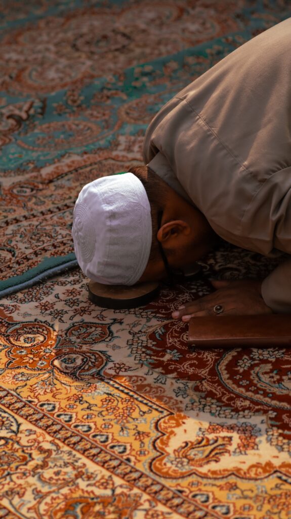 Praying Muslim Man